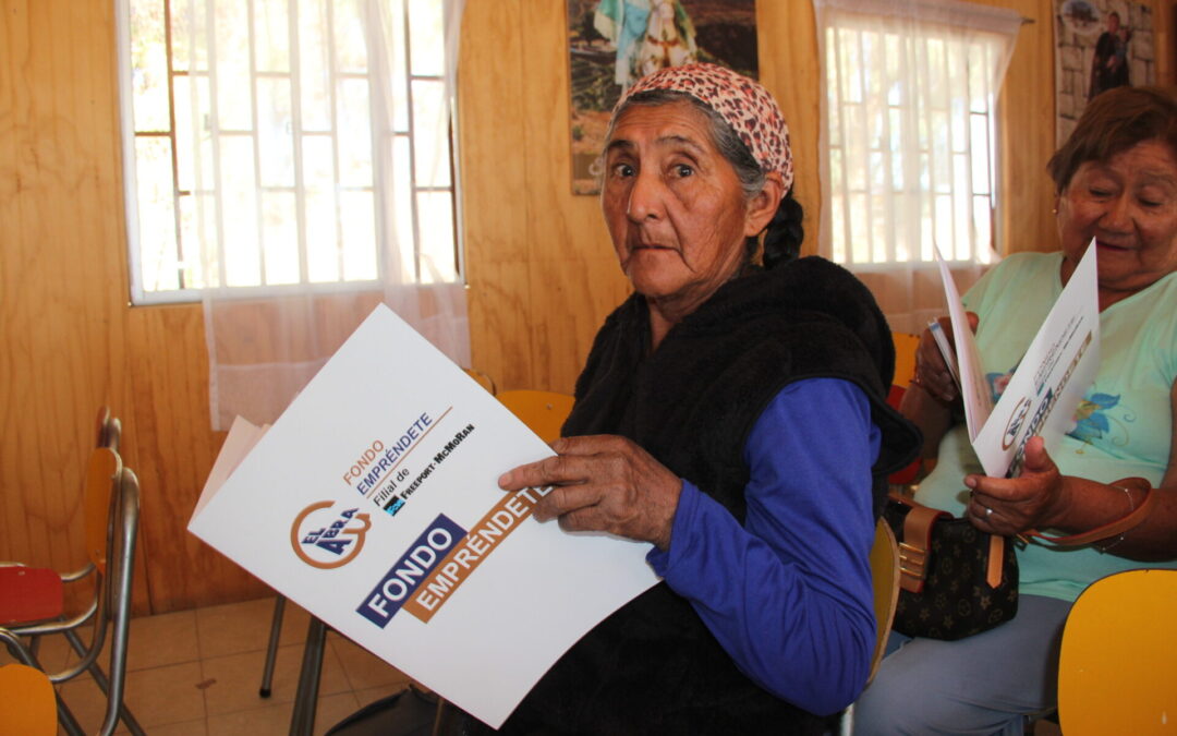 Minera El Abra impulsa el emprendimiento de adultos mayores con nuevo fondo de apoyo
