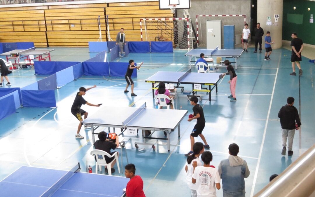 Impulsan el tenis de mesa en Calama con la ayuda de Minera El Abra