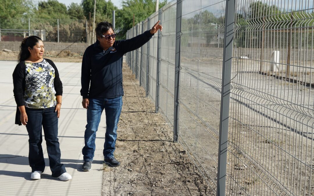 “El Abra en Acción” mejora cancha en JJVV Verdes Campiñas de Calama