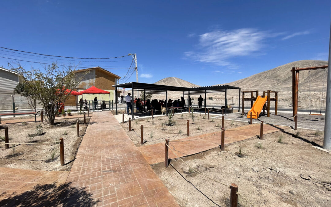Codelco y vecinos de Calama transforman espacio público en un lugar de encuentro