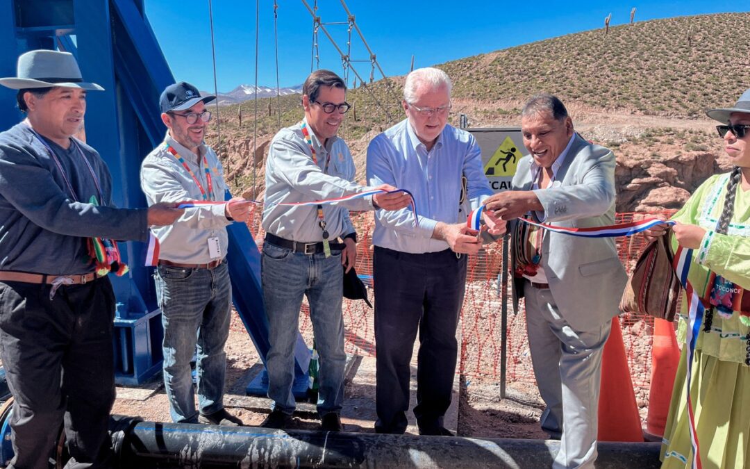 Codelco y comunidad de Toconce inauguran atravieso de agua que beneficia a 134 familias agrícolas