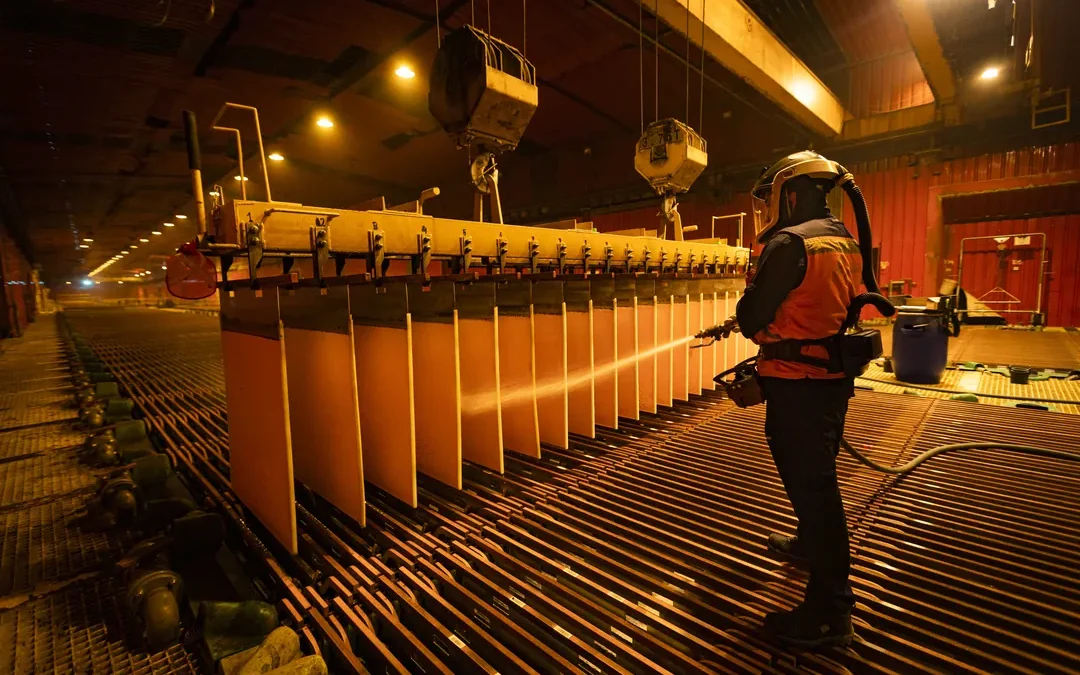 Minera Antucoya certifica sus cátodos en mercados globales con pureza superior al 99,9935%