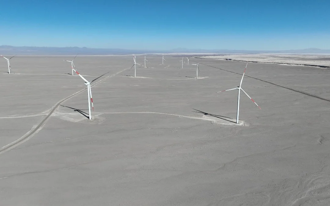 Mainstream inicia operación comercial de parque eólico Ckhúri en Calama