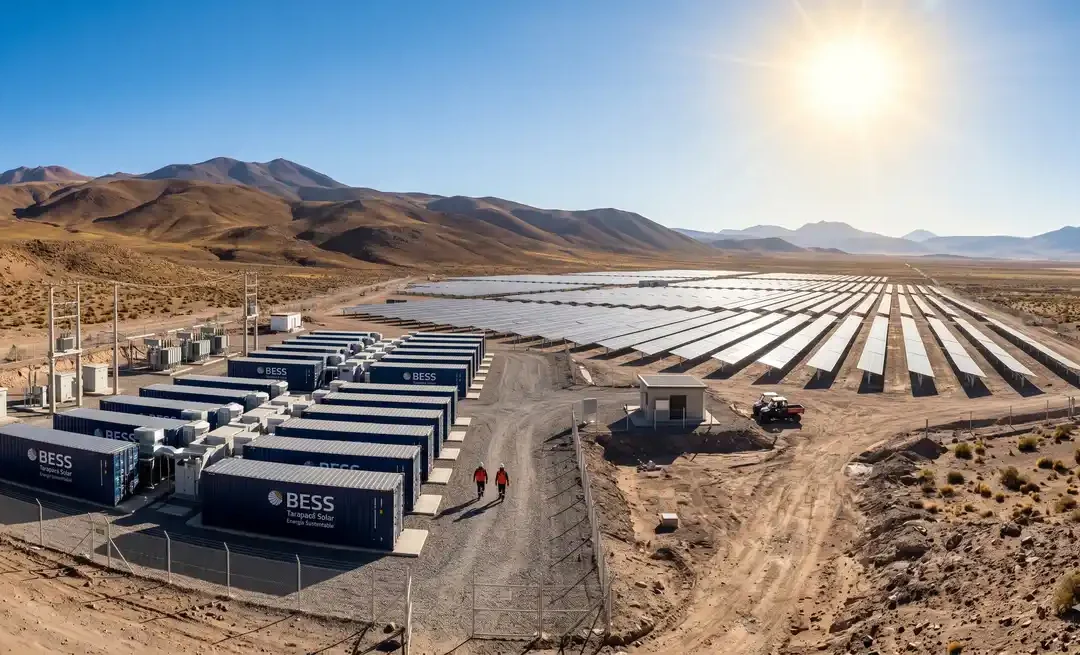 Tarapacá emerge como nuevo polo de almacenamiento energético en Chile