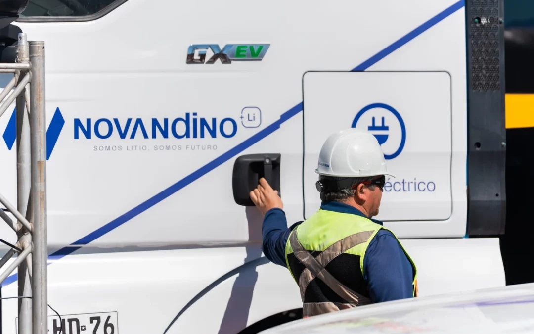 Novandino Litio inaugura la ruta eléctrica de transporte de carga más extensa de Chile
