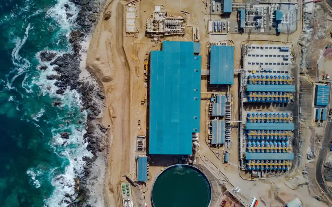 Consumo energético del agua de mar en minería chilena creció 5,6 veces en una década